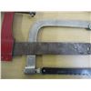 Image 2 : (10+)  Lot of: Clamps, Pliers, Wire Brushes, Hack Saw, Goggles