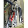 Image 6 : (10+)  Lot of: Clamps, Pliers, Wire Brushes, Hack Saw, Goggles