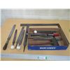 Image 1 : (8+) Lot of Hand Files / Rasps, Rubber Hammer, Squares