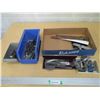 Image 1 : (20+) Lot of Misc. Allen Wrenches, Ruler, Micrometers, Stainless Steel Protractors