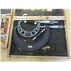 Image 2 : (3) Mitutoyo  Blade Micrometers in Wooden Box / Cases