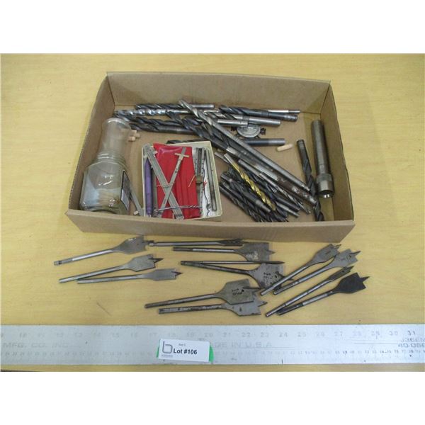 (20+) Lot of Misc. Spade Bits & Drill Bits