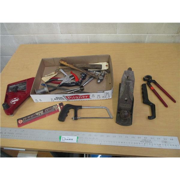 (10+) Lot of Stanley Planer, & Misc. Small Hand Tools