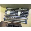 Image 3 : (40+) Misc. Lot of Used Drill Bits In Metal & Container Box