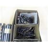 Image 4 : (40+) Misc. Lot of Used Drill Bits In Metal & Container Box
