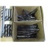 Image 5 : (40+) Misc. Lot of Used Drill Bits In Metal & Container Box