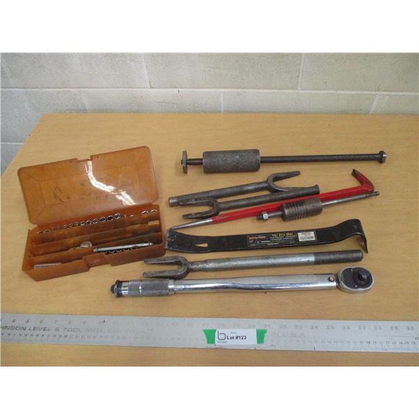 (6+) Lot of Wrenches, Tools, Tuning Forks, Torque Wrench