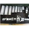 Image 2 : S-K Tools Vintage Deep Standard Sized Sockets, Wrench, & Swivel Socket Wrench