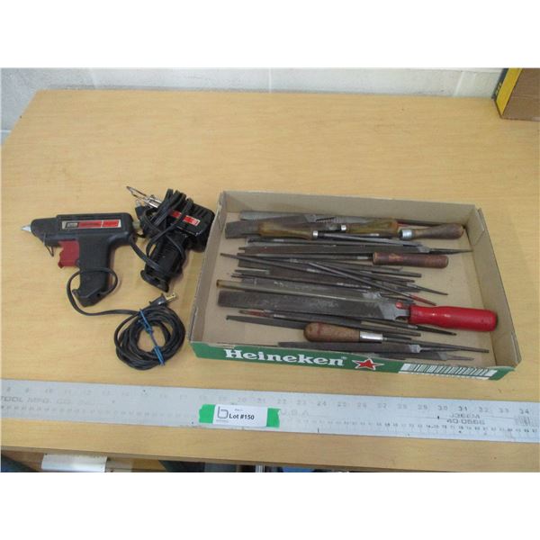 (10+) Lot of Files, Soldering Guns