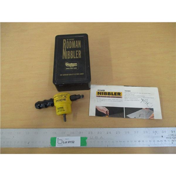 The Roman Nibbler Metal Power Drill Attachment