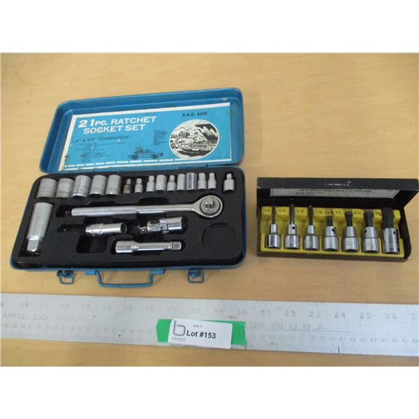(2) Standard Sized Socket Sets - Bodnarus Auctioneering