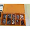 Image 2 : (3) Mini Plastic Storage Boxes Filled with Set Screws, Rubber O-Rings & Misc.