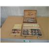 Image 1 : (3) Vintage Wooden Storage Boxes: Auger Bits, Router Bits & Misc. Items