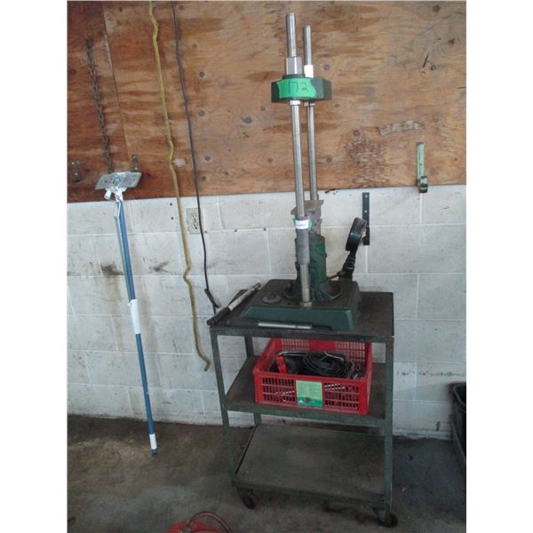 Carver Lab Hydraulic Press – With Stand 24” x 14” x 31” Tall