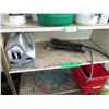 Image 3 : Lot of Misc. Oils, Grease Gun and 3-Tier Shelf 36” x 18” x 40” Tall