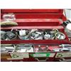 Image 3 : Beach Full Sized Metal 2-Piece Heavy Duty Tool Box on Castors 26” x 16” x 50[x=#82