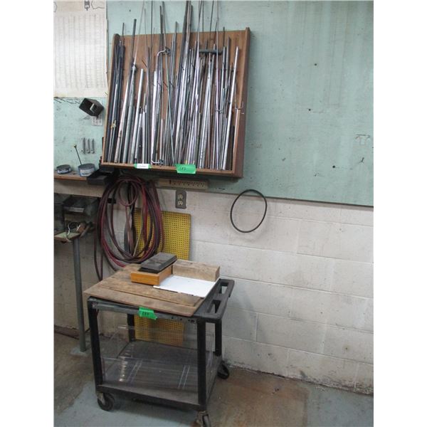 Threaded Rod Rack – Misc. Length and Sizes of Metal Rods