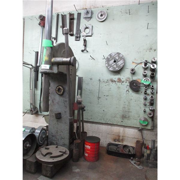 Greenerd 3E Arbor Press With Misc. Guides & Dies