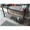 Image 1 : Metal Work Bench 62” x 27” x 34” Tall With Vise