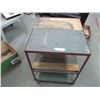 Image 1 : 3-Tiered Small Table 20” x 20” x 26” Tall on Castors
