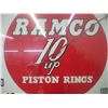 Image 3 : Ramco 10 Up Piston Ring Wall Thermometer – 16” Vintage