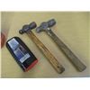 Image 3 : (4) 2 – Ball Peen Hammers, 2 – Partial Filled Hand Cleaners