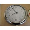 Image 3 : (2) Sunbeam 18” Battery Operated Wall Clock & 11” Wall Thermometer