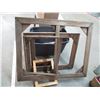 Image 2 : (6+) Small Plastic Table, Vintage Wood Picture Frames, Misc. LP Vinyl Records