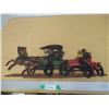 Image 1 : Sexton Metal 1972 Vintage 26” Wall Hanging – Horse & Carriage Theme