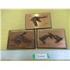 Image 1 : (3) Ducks Unlimited Mini Wall Plaques