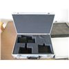 Image 2 : (2) Briefcases / Storage Cases: 1 – Aluminum & 1 – Leather Bound With Key