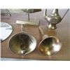 Image 5 : (5) Lot of Misc. Brass Items / Ornaments & Small Round Mirror