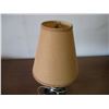 Image 3 : MCM Jeannie Bottle Style Ceramic Base Table Lamp With Cloth & Plastic Shade