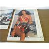 Image 3 : (2) Large Vintage 24” x 19” Calendars: Pinup Girls & Racing Cars