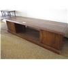 Image 4 : (4) 2 – End Tables; Small Rolling Table; & Large Coffee Table 58” x 19” x