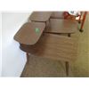 Image 7 : (4) 2 – End Tables; Small Rolling Table; & Large Coffee Table 58” x 19” x