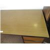 Image 2 : Wood & Metal 3-Drawer Office Desk – 60” x 30” x 29” Tall