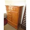 Image 2 : Hi-Boy Wood Bedroom Dresser With a Few Edge Chips – 36” x 18” x 51[x=#822