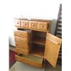 Image 3 : Hi-Boy Wood Bedroom Dresser With a Few Edge Chips – 36” x 18” x 51[x=#822