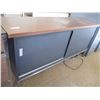 Image 3 : (2) Office Storage Cabinets – Largest is 60” x 18” x 28”