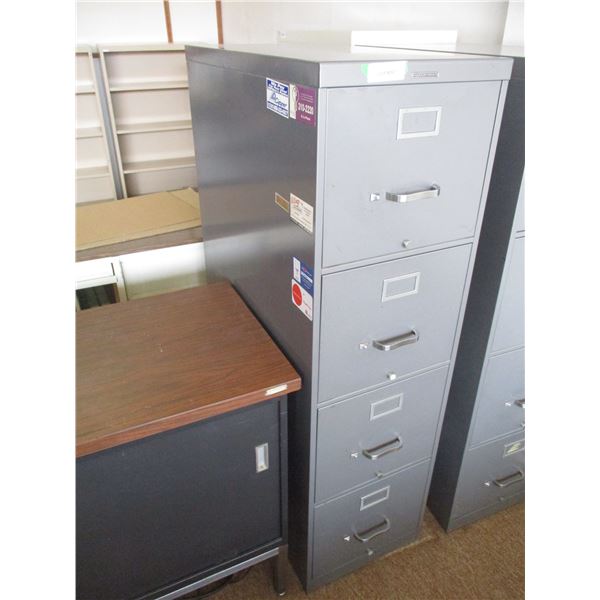 Metal 4-Drawer Filing Cabinets – 28” x 15” x 51”