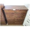 Image 1 : Wooden 4-Drawer Dresser 32” x 16” x 37” Tall