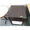 Image 2 : (2) Small Wooden Stand & Small Wooden Table