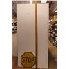 Image 1 : *Vintage Yellow Stop Sign with Pole - Sign is 2' x 2', Post is 104" Long