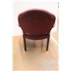 Image 3 : *Antique Wooden Upholstered Captain's Chair - 35"H