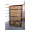 Image 1 : **Oak Display Shelf - 17 x 44 x 68