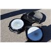 Image 1 : **(2x Bid Price) (2) Snare Drums with Cases - CB Percussion, Stewart