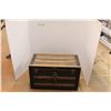 Image 1 : *Antique Steamer Trunk with Storage Tray - 19" x 34" x 20"H