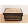 Image 4 : *Antique Steamer Trunk with Storage Tray - 19" x 34" x 20"H