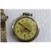 Image 4 : (2) Westclox Dax Pocket Watches, Sm Ladies Wristwatch, All Don't Work